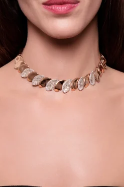 Pasquale Bruni ALELUIÁ CHOKER COMBINATION- Rose Gold|Necklaces