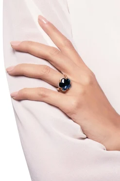 Pasquale Bruni BON TON RING- Rose Gold|Topaz