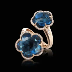 Pasquale Bruni BON TON RING- Topaz|Rose Gold