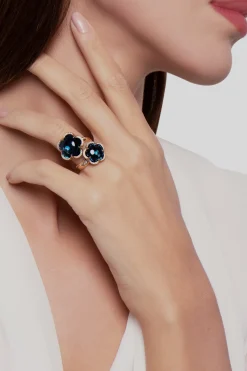 Pasquale Bruni BON TON RING- Topaz|Rose Gold