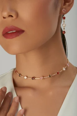 Pasquale Bruni FIGLIA DEI FIORI CHOKER- Moonstone|Rose Gold