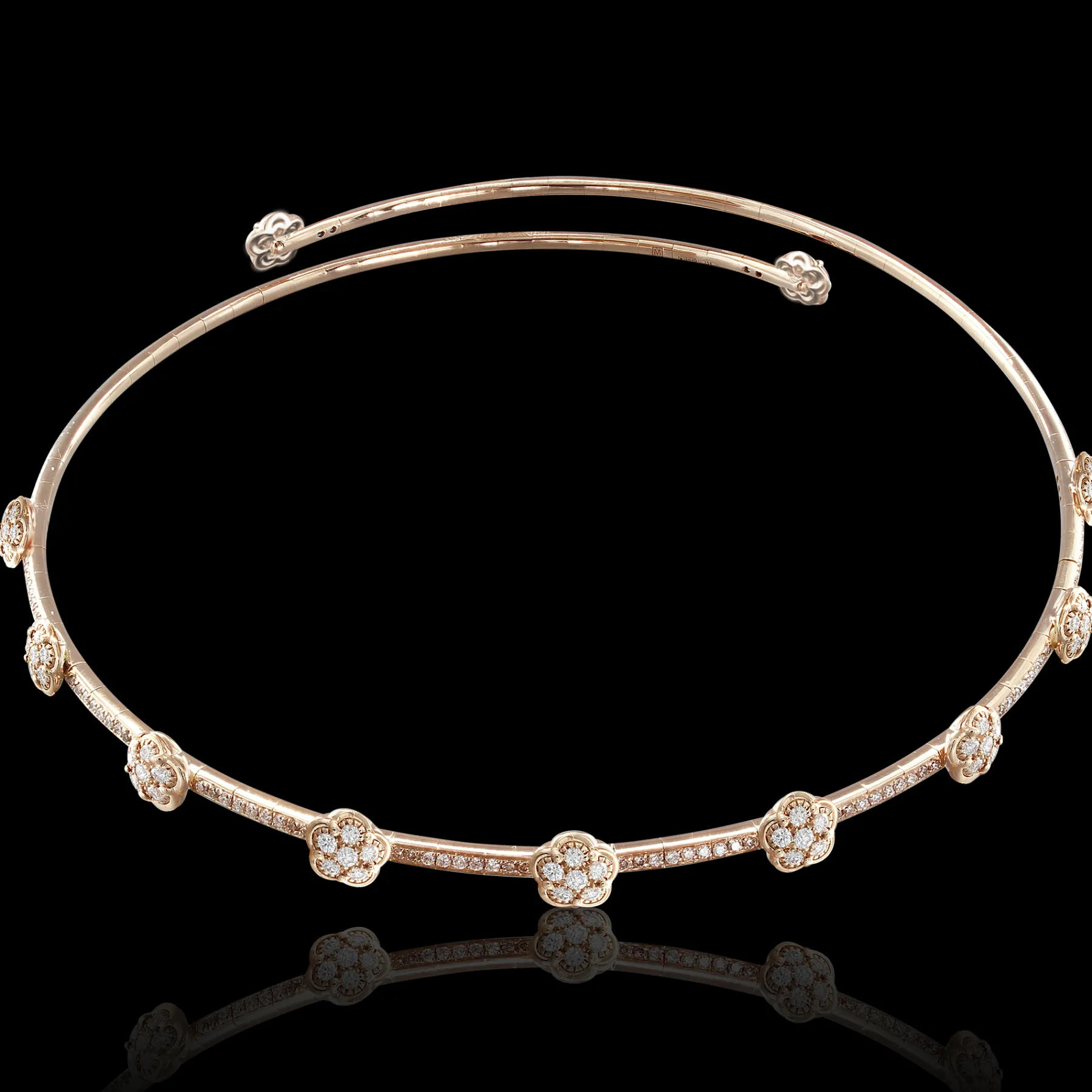 Pasquale Bruni FIGLIA DEI FIORI CHOKER- Rose Gold|Necklaces