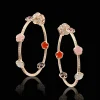 Pasquale Bruni FIGLIA DEI FIORI EARRINGS- Moonstone|Rose Gold