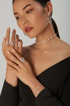 Pasquale Bruni FIGLIA DEI FIORI EARRINGS- White Gold|Earrings