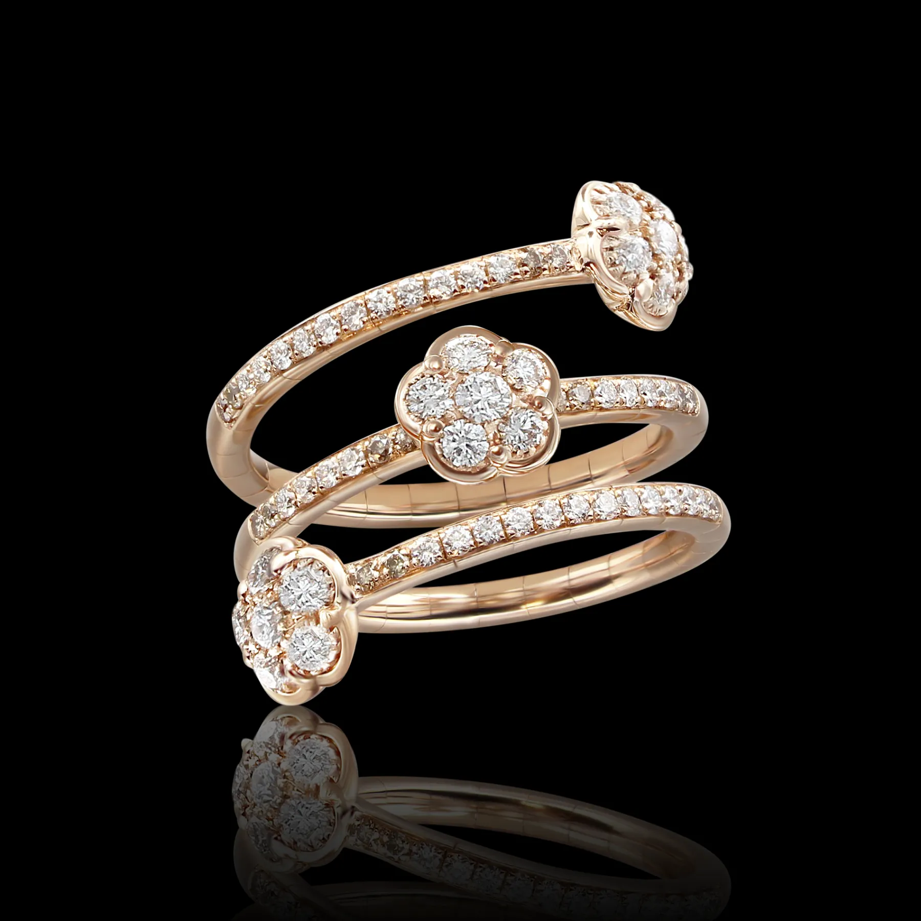 Pasquale Bruni FIGLIA DEI FIORI RING- Rose Gold|Rings