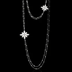 Pasquale Bruni GHIRLANDA LUCE DI LOTO SAUTOIR- White Gold|Necklaces