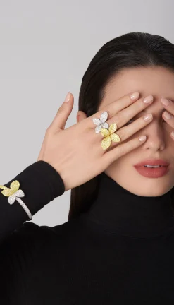 Pasquale Bruni GIARDINI SEGRETI AURA RING- White Gold|Rings