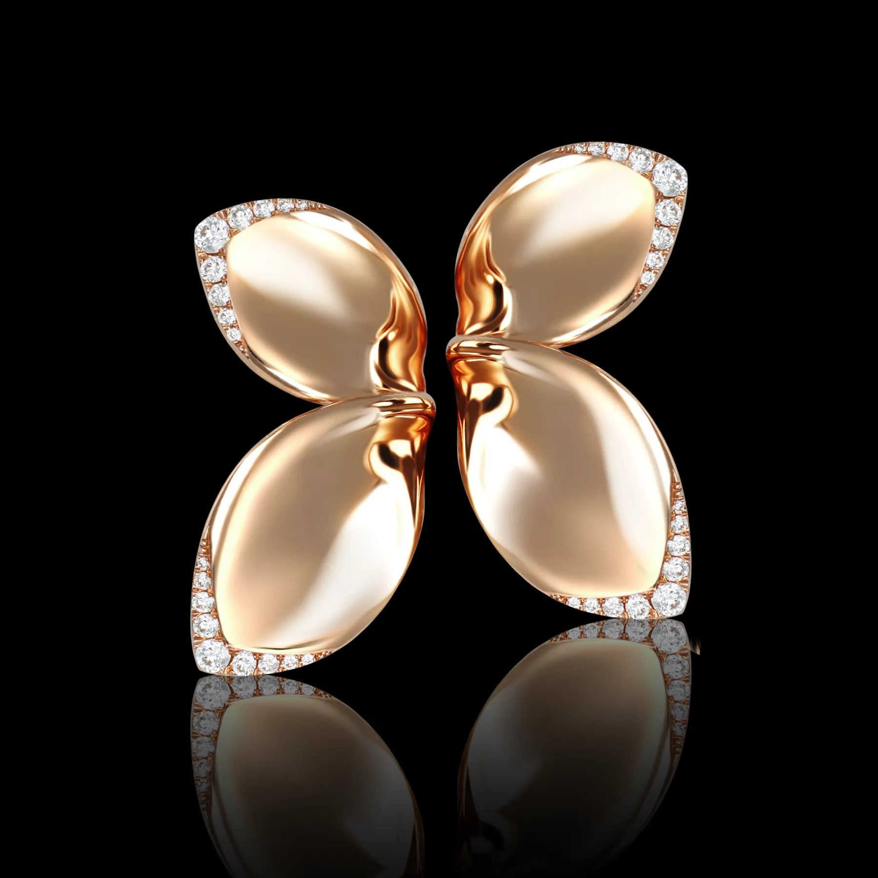 Pasquale Bruni GIARDINI SEGRETI EARRINGS- Rose Gold|Earrings