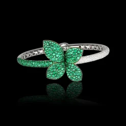 Pasquale Bruni GIARDINI SEGRETI GREEN SOUL BRACELET- Emerald|White Gold