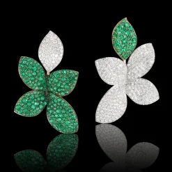 Pasquale Bruni GIARDINI SEGRETI GREEN SOUL EARRINGS- Emerald|White Gold