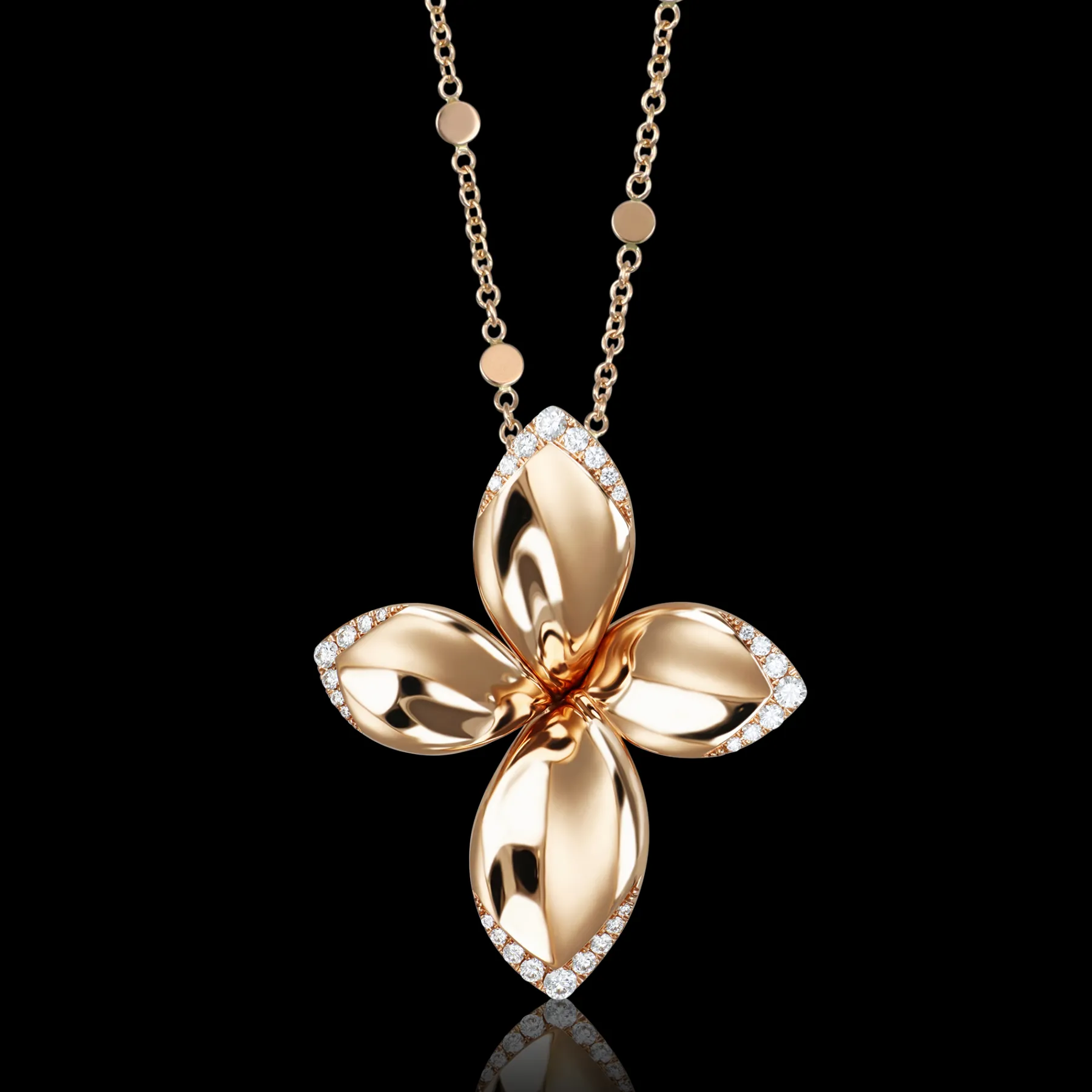 Pasquale Bruni GIARDINI SEGRETI NECKLACE- Rose Gold|Necklaces