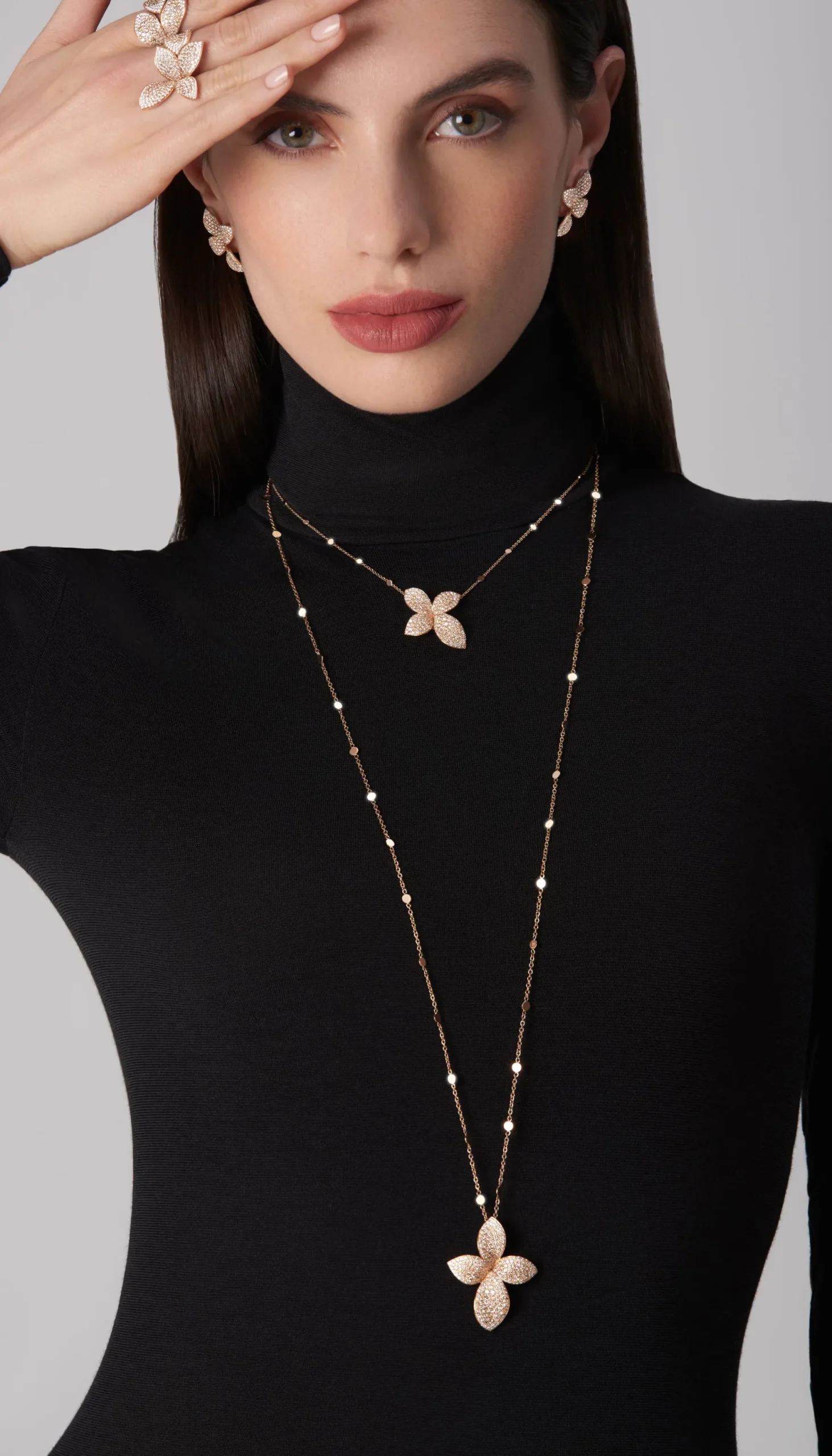 Pasquale Bruni GIARDINI SEGRETI NECKLACE- Rose Gold|Necklaces