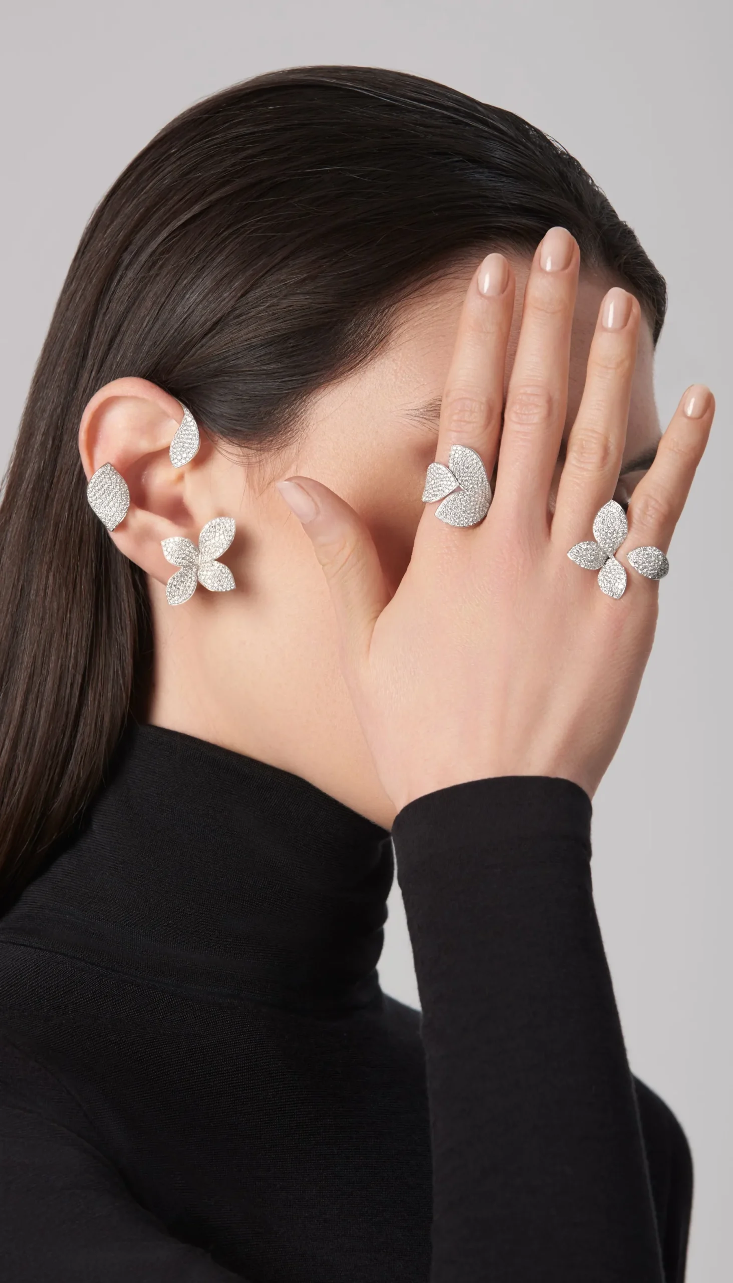 Pasquale Bruni GIARDINI SEGRETI PINKY RING- White Gold|Rings