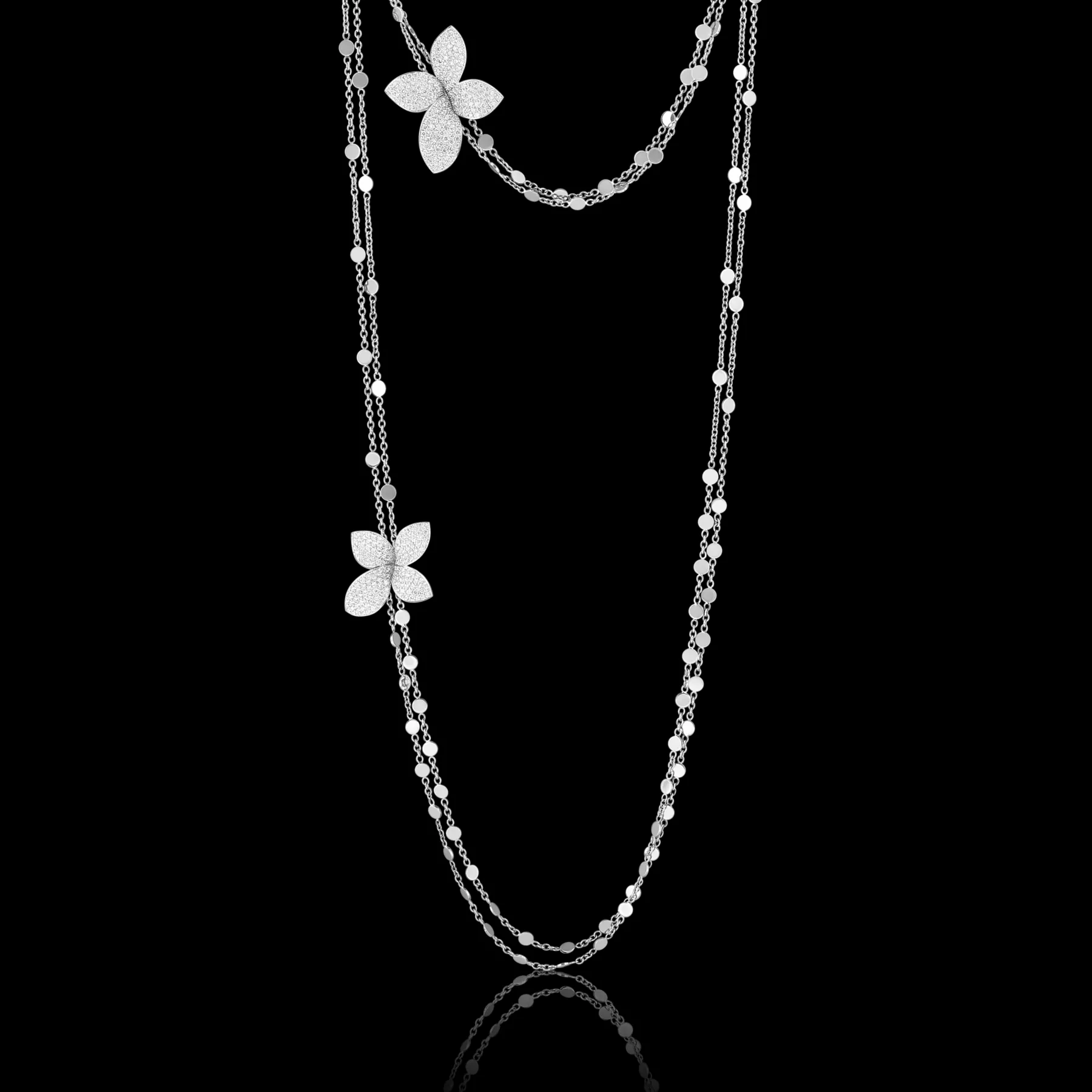 Pasquale Bruni GIARDINI SEGRETI SAUTOIR- White Gold|Necklaces