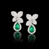 Pasquale Bruni HEART TO EARTH EARRINGS- Emerald|Heart To Earth