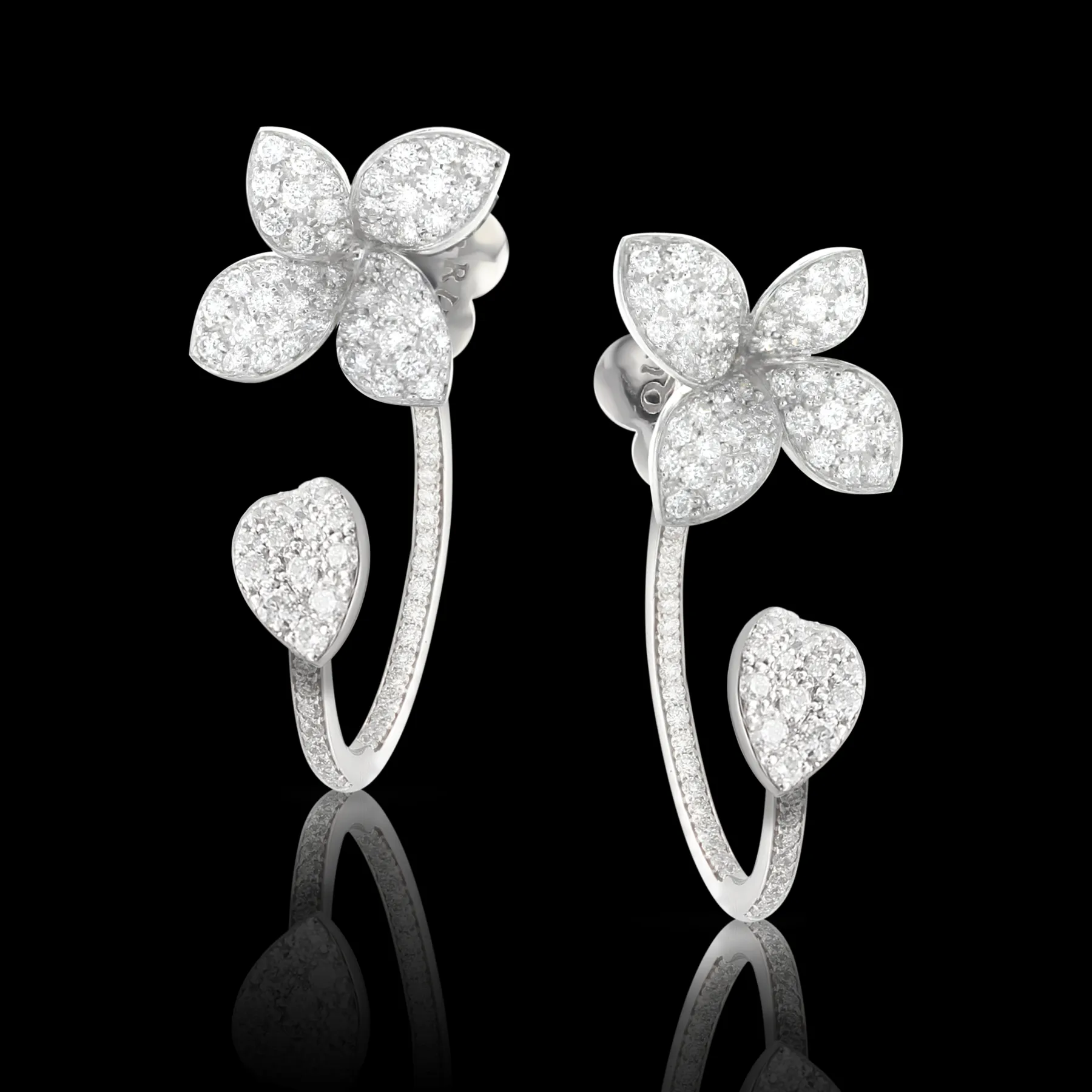 Pasquale Bruni PETIT GARDEN EARRINGS- White Gold|Earrings