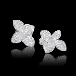 Pasquale Bruni PETIT GARDEN EARRINGS- White Gold|Earrings