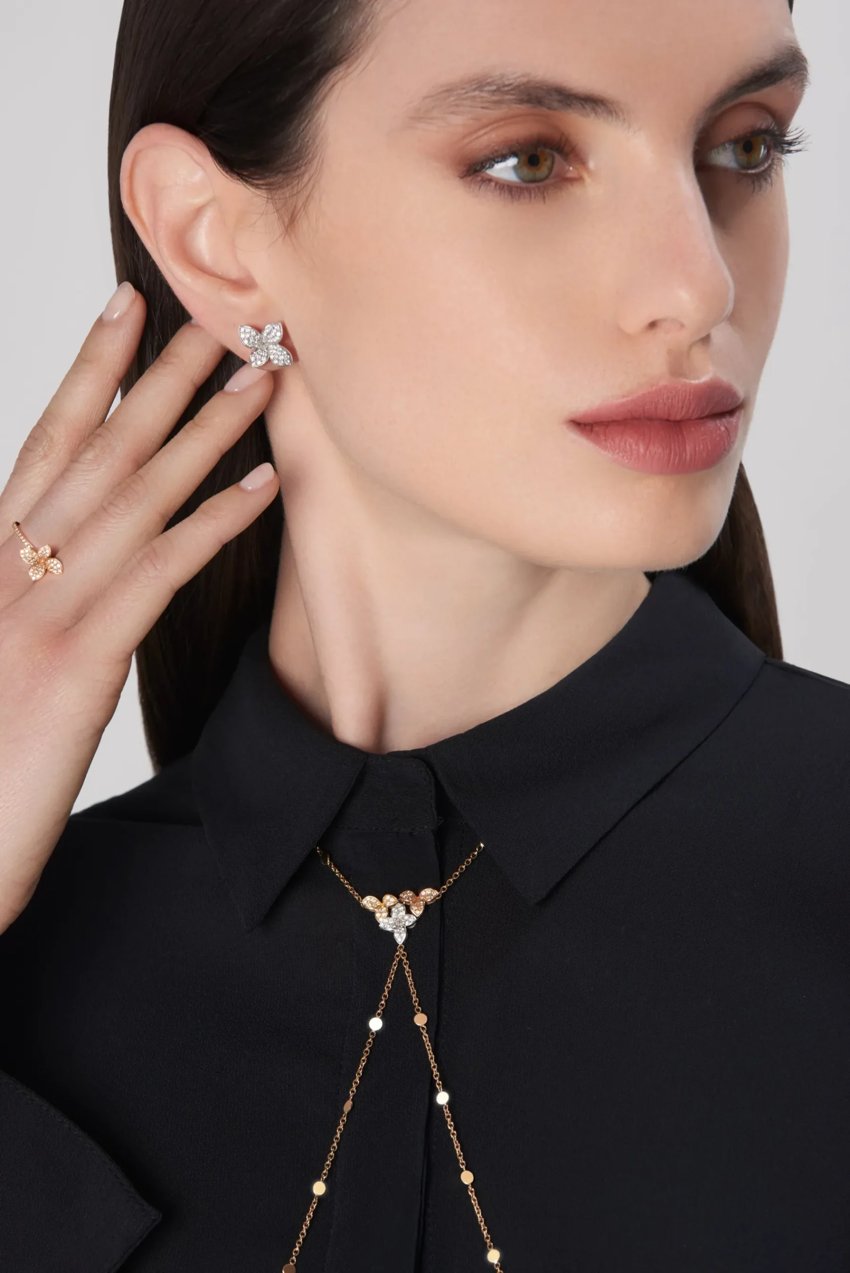 Pasquale Bruni PETIT GARDEN EARRINGS- White Gold|Earrings