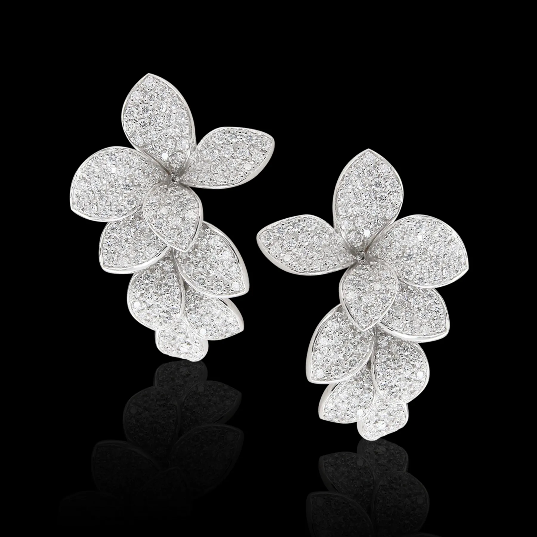 Pasquale Bruni PETIT GARDEN EARRINGS- White Gold|Earrings