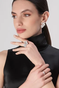 Pasquale Bruni PETIT GARDEN EARRINGS- White Gold|Earrings