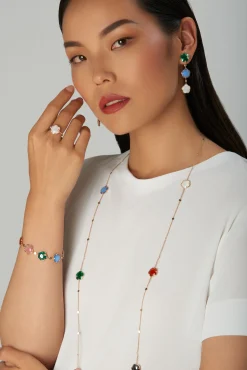 Pasquale Bruni PETIT JOLI BOUQUET BRACELET- Agate|Rose Gold