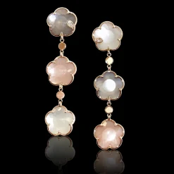 Pasquale Bruni PETIT JOLI BOUQUET LUNAIRE EARRINGS- Moonstone|Rose Gold