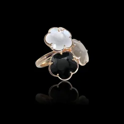 Pasquale Bruni PETIT JOLI BOUQUET LUNAIRE RING- Moonstone|Rose Gold