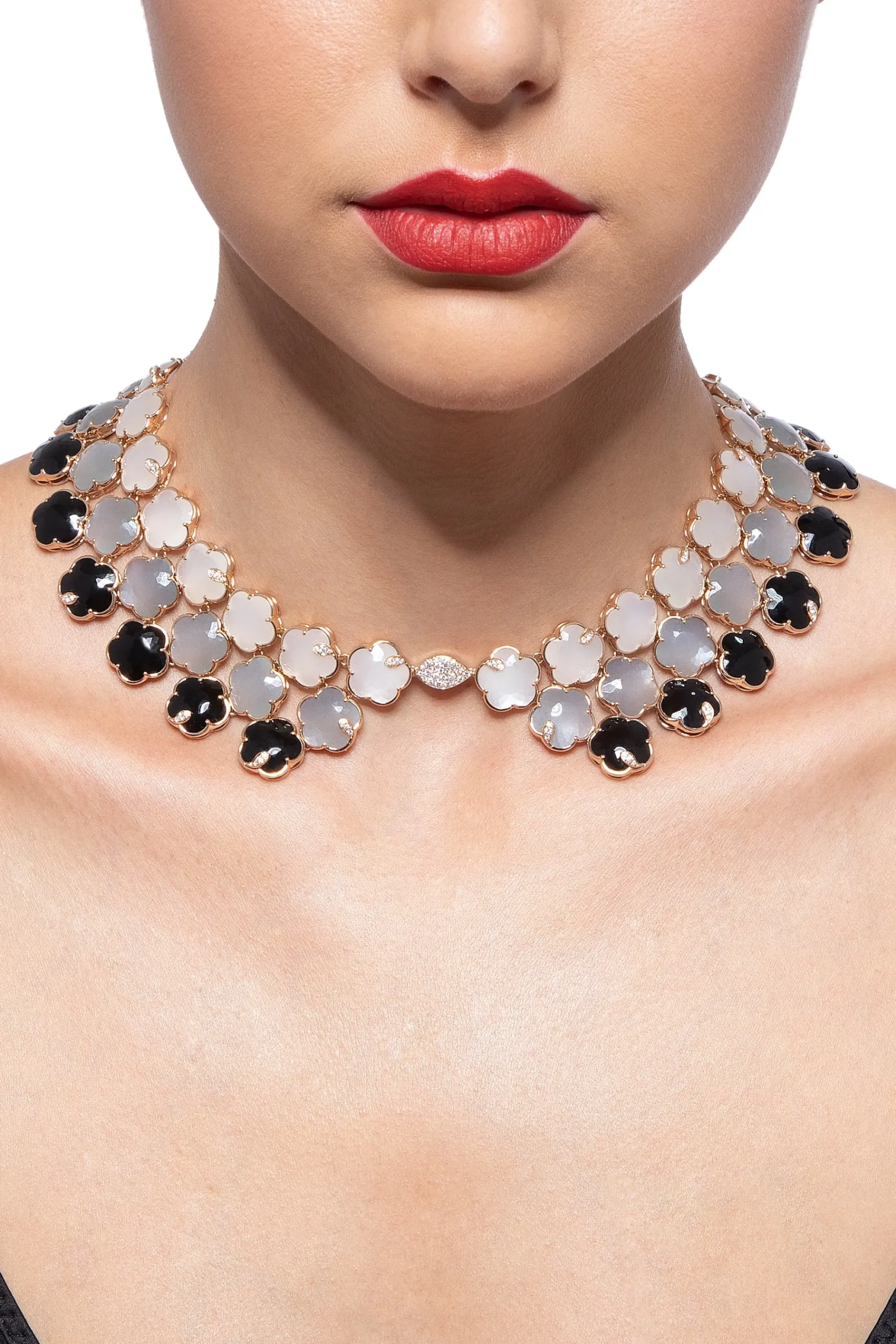 Pasquale Bruni PETIT JOLI BOUQUET LUNAIRE COLLIER- Moonstone|Rose Gold