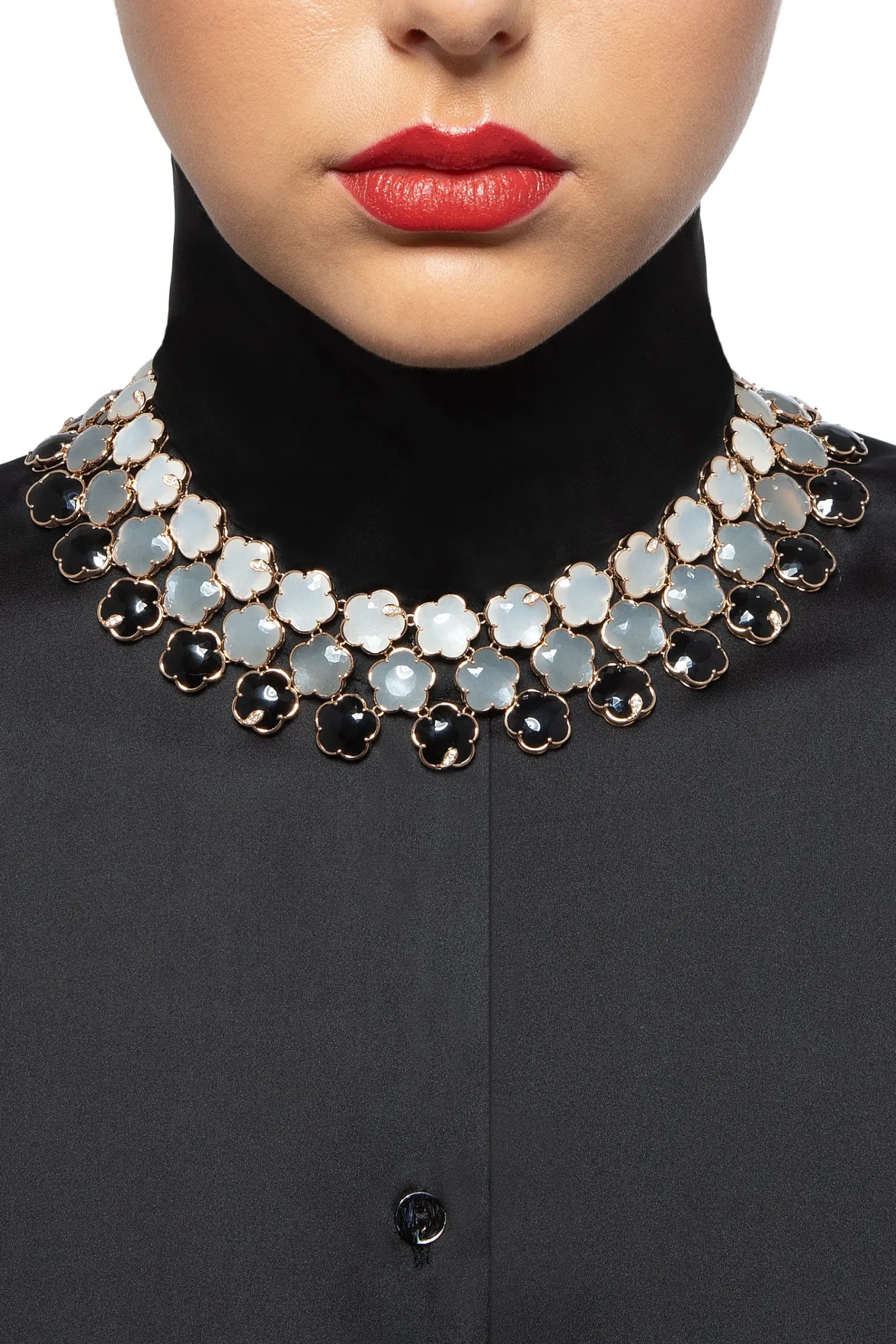 Pasquale Bruni PETIT JOLI BOUQUET LUNAIRE COLLIER- Moonstone|Rose Gold