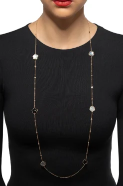 Pasquale Bruni PETIT JOLI BOUQUET LUNAIRE SAUTOIR- Moonstone|Rose Gold