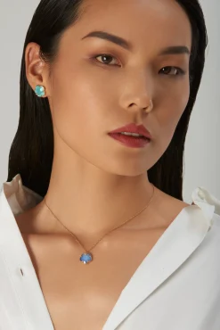 Pasquale Bruni PETIT JOLI EARRINGS- Moonstone|Turquoise