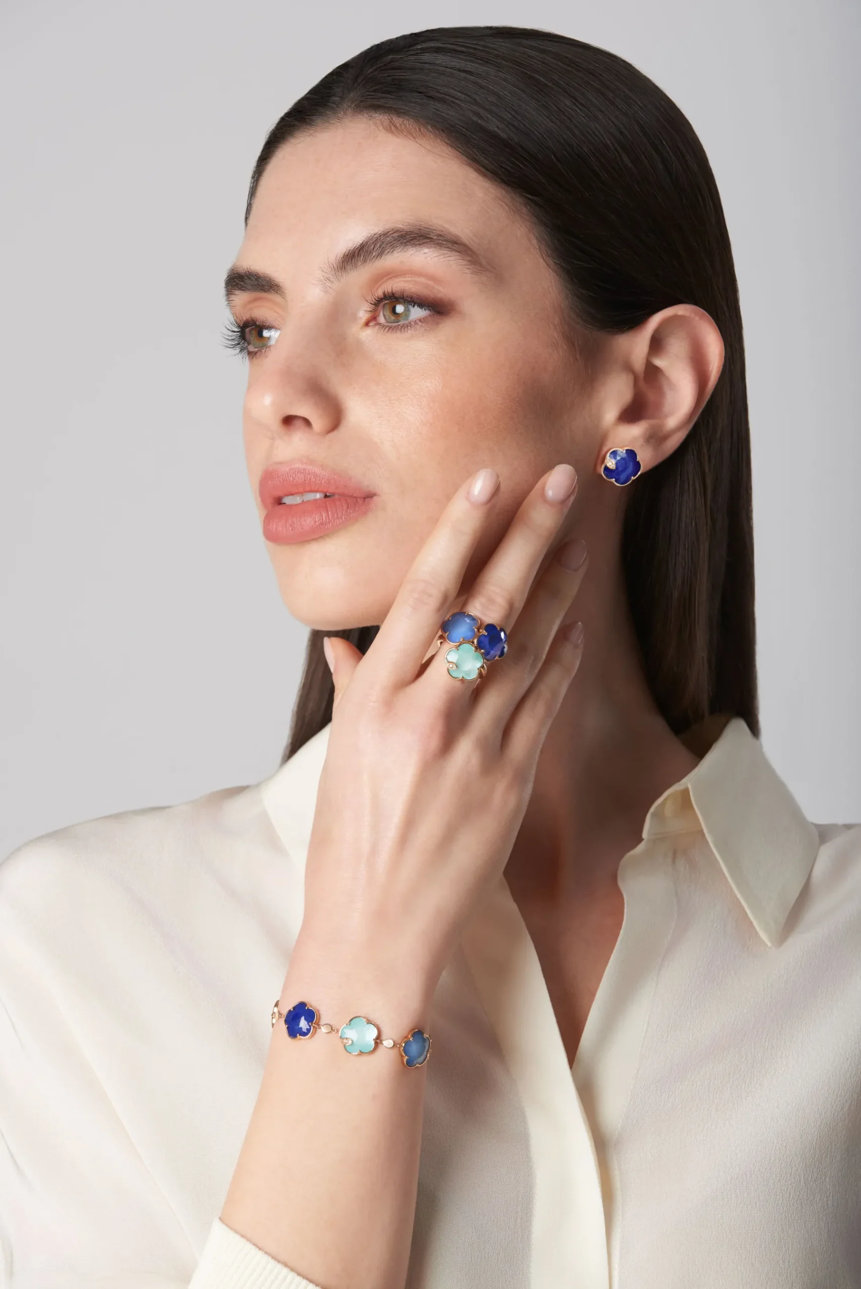 Pasquale Bruni PETIT JOLI IN THE BLUE RING- Moonstone|Turquoise