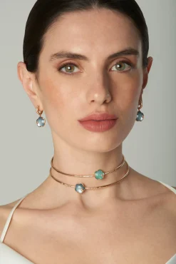 Pasquale Bruni PETIT JOLI LUNAIRE CHOKER- Moonstone|Rose Gold