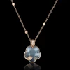 Pasquale Bruni PETIT JOLI LUNAIRE NECKLACE- Moonstone|Rose Gold