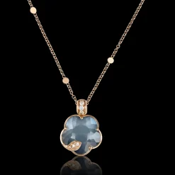 Pasquale Bruni PETIT JOLI LUNAIRE NECKLACE- Moonstone|Rose Gold