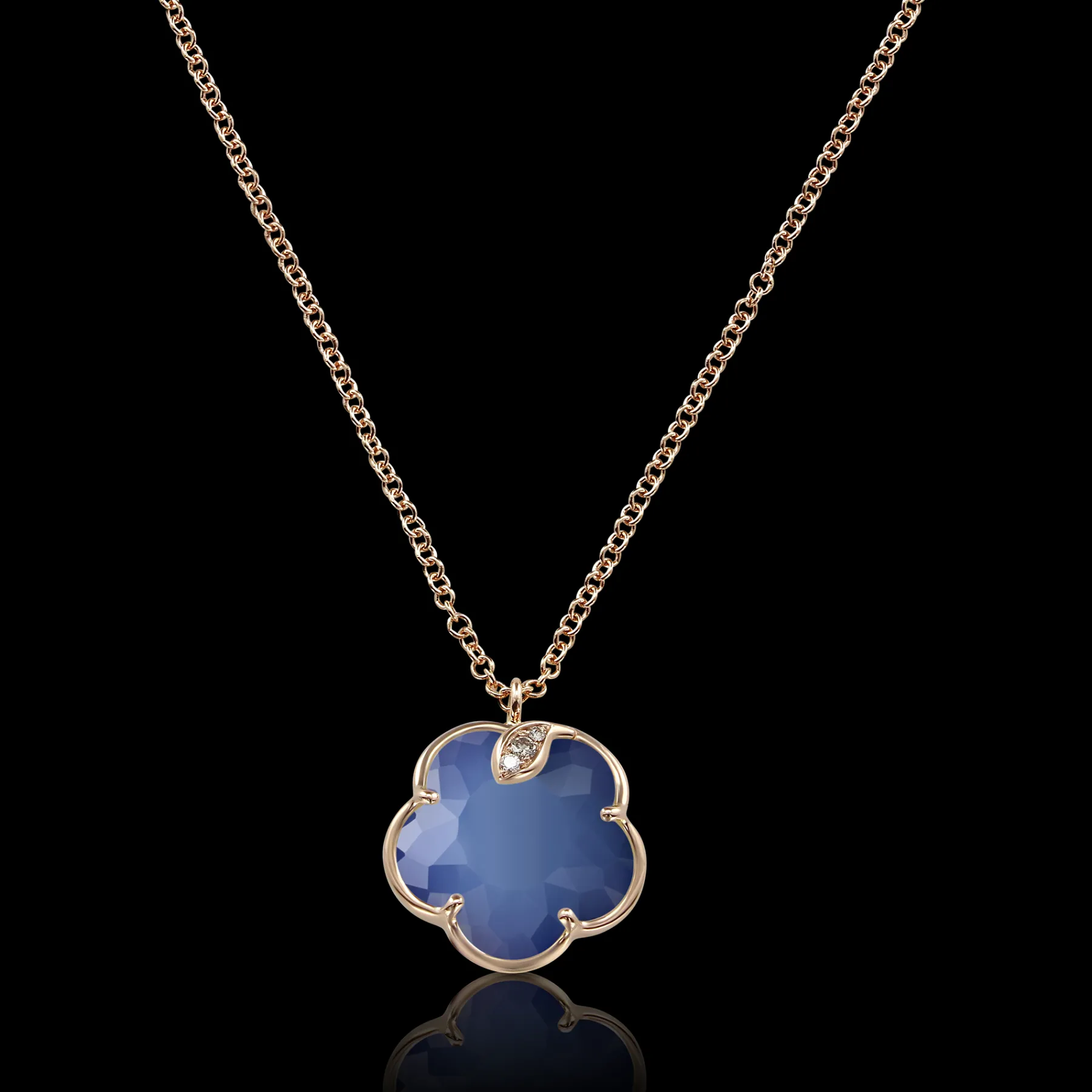 Pasquale Bruni PETIT JOLI NECKLACE- Agate|Rose Gold