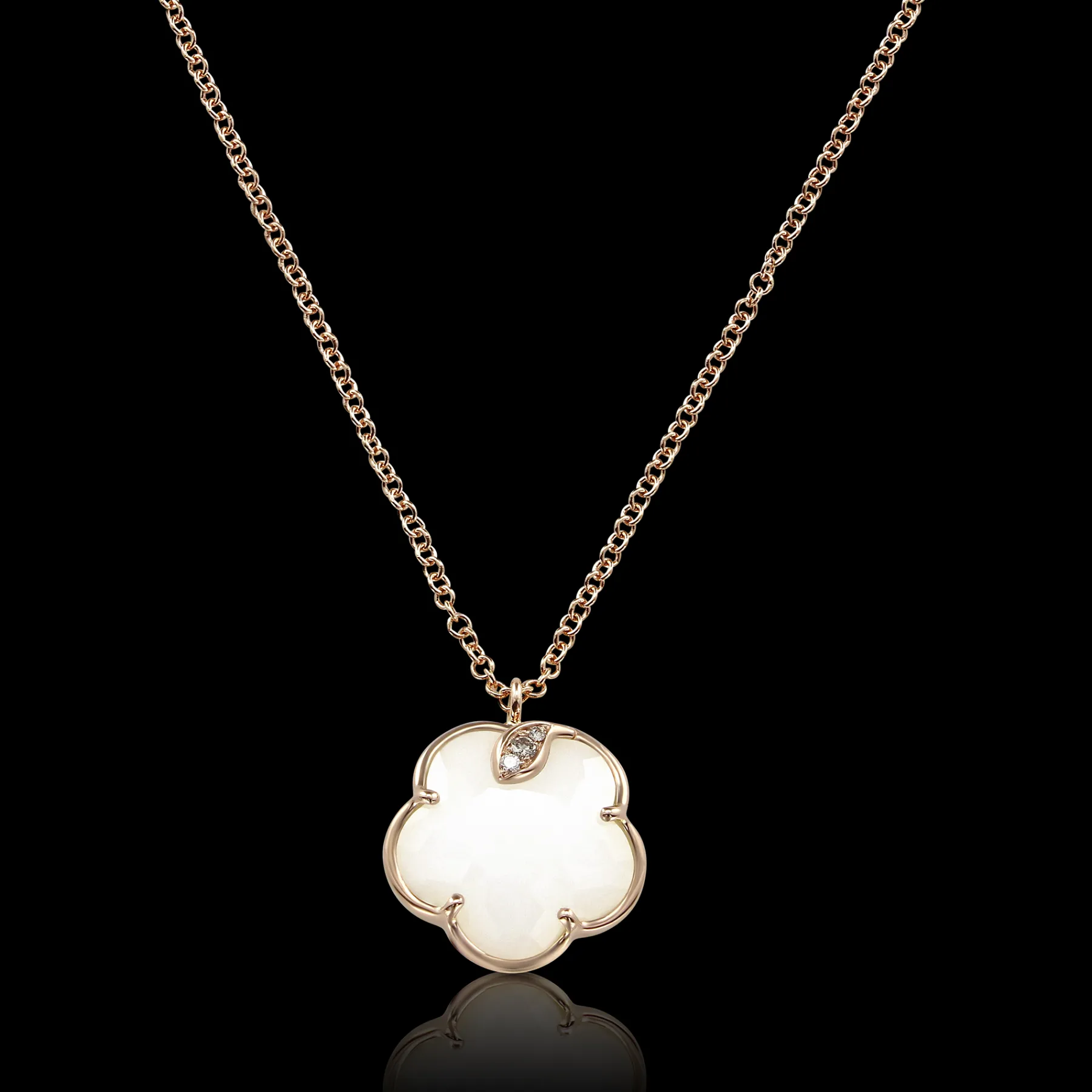 Pasquale Bruni PETIT JOLI NECKLACE- Agate|Rose Gold