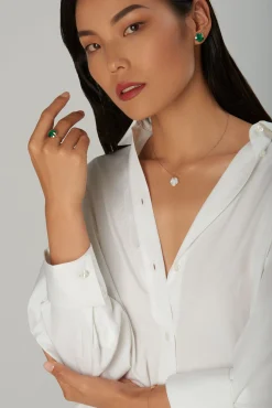 Pasquale Bruni PETIT JOLI NECKLACE- Agate|Rose Gold