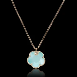 Pasquale Bruni PETIT JOLI NECKLACE- Moonstone|Turquoise