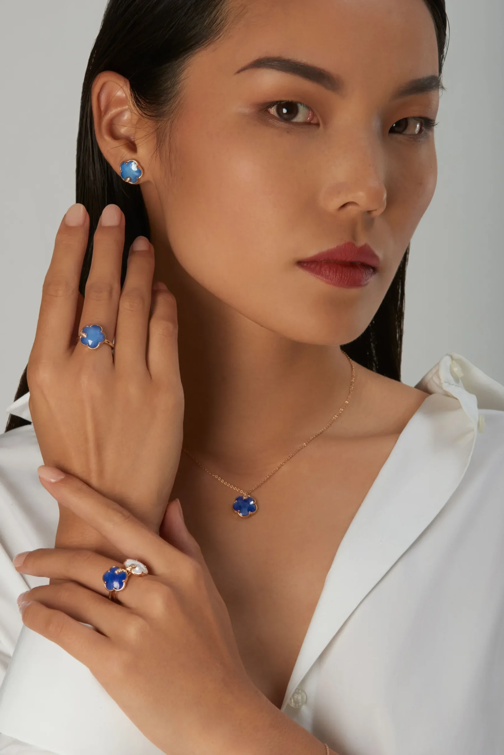 Pasquale Bruni PETIT JOLI RING- Agate|Rose Gold