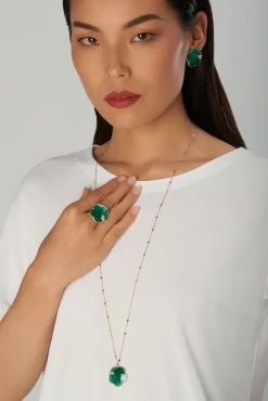 Pasquale Bruni TON JOLI NECKLACE- Agate|Rose Gold